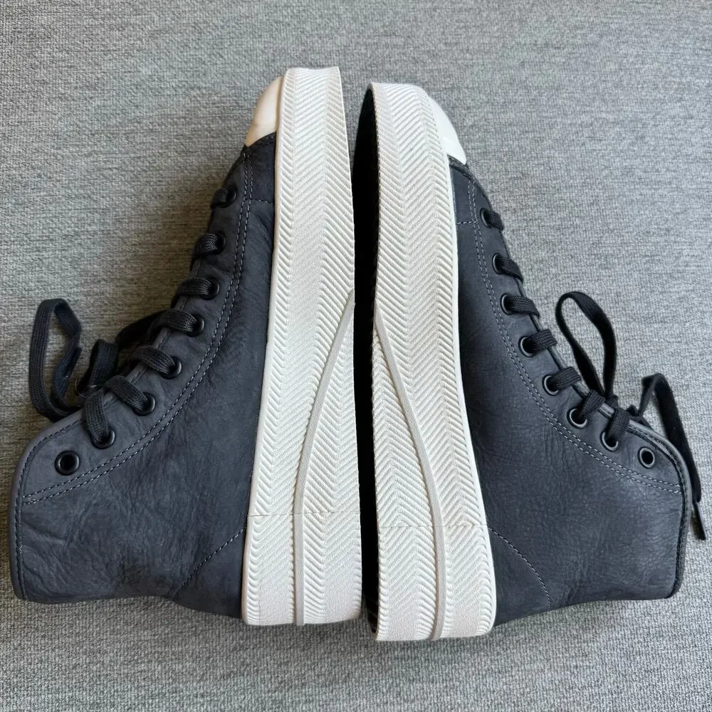 adidas Nizza 2 Leather Carbon Grey Sneakers Unisex Men's Sz 7